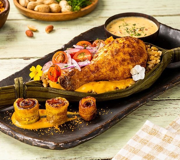 Tonga manaba con pollo